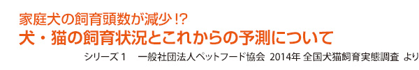 家庭犬の飼育頭数が減少!?犬・猫の飼育状況とこれからの予測について