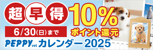 【2025年ペットカレンダー】今なら超早得＆早割で＼10%ポイント還元!／更に＼5～18%OFF!／