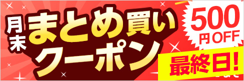 ＼500円OFF!／【月末まとめ買いクーポン】全商品に使える!  1/31(金)まで!