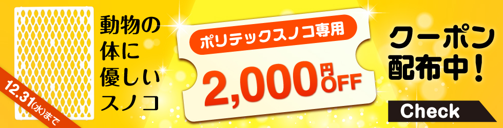 【ポリテックスノコ専用2,000円OFFクーポン】12/31(水)まで!