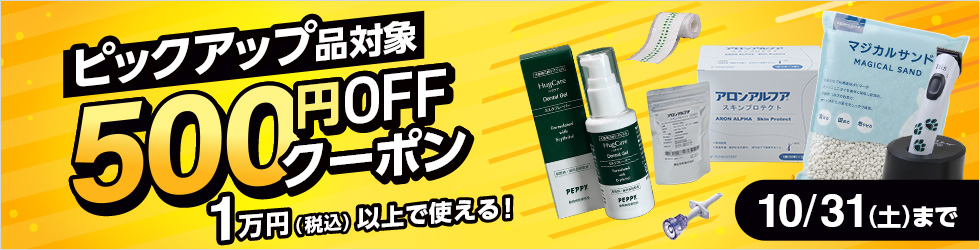 【ピックアップ品対象500円OFFクーポン】1万円(税込)以上ご購入で使える!10/31(土)まで!